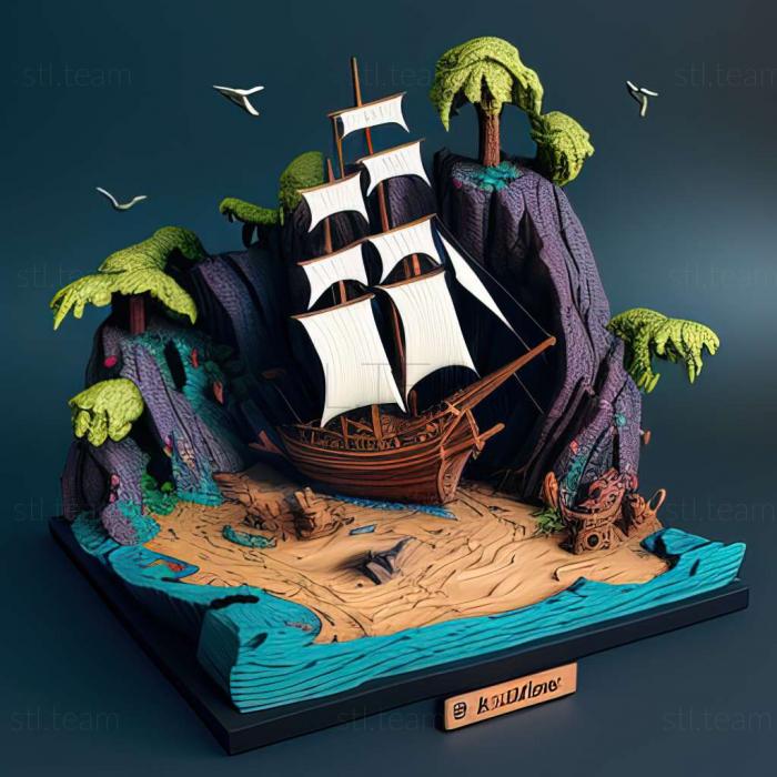 3D модель Stranded Sails  Explorers of the Cursed Islands gameRE a (STL)
